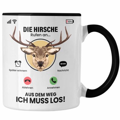 Die Hirsche Rufen An Tasse Geschenk fér Hirsche Zéchter Besitzer Geschenkidee Lustig