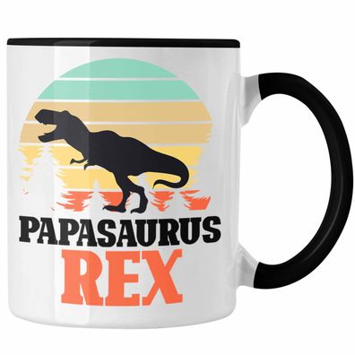 Papasaurus Rex Tasse Geschenk fér Vater Papa Vatertag Lustiges Geschenk Dinosaurier T