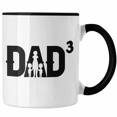 Vater 3 Kinder Tasse Geschenk Lustiger Spruch Dad Hoch 3 Geschenkidee Geburtstag