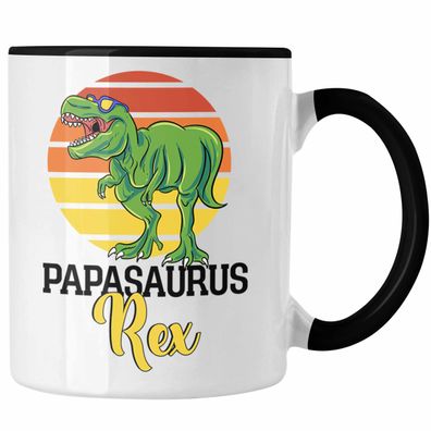 Lustiges Geschenk fér Besten Papa Tasse "Papasaurus Rex" Vatertag Geschenkidee