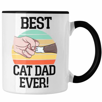 Geschenkidee fér Katzen-Papa Tasse Katzenmotiv Best Cat Dad Ever