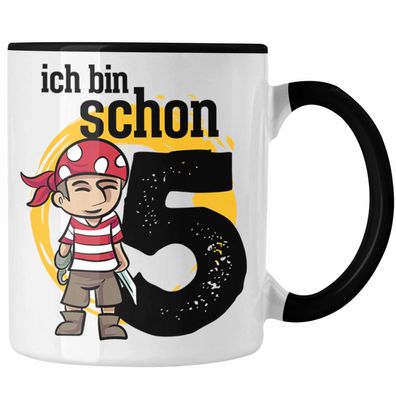 5ter Geburtstag Geschenkidee fér Jungs Piraten-Tasse zum 5. Geburtstag