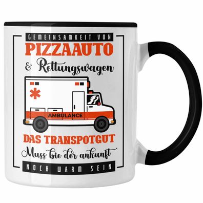 Pizzaauto Rettungswagen Spruch Tasse Geschenk Lustiger Gag Spaß