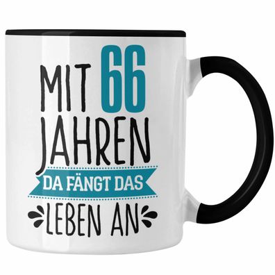 Trendation - Lustiges Geschenk 66. Geburtstag fér Männer und Frauen Tasse 66er Gesch