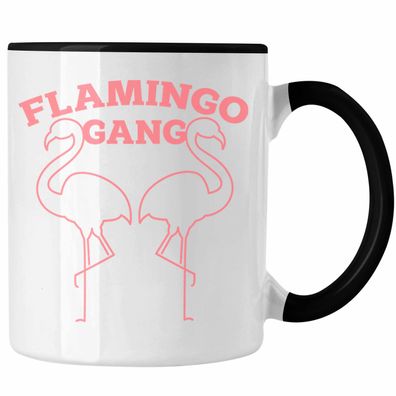 Trendation -Flamingo Pink Lustige Tasse Flamingo-Fans Geschenkidee Flamingo-Gang Aufd