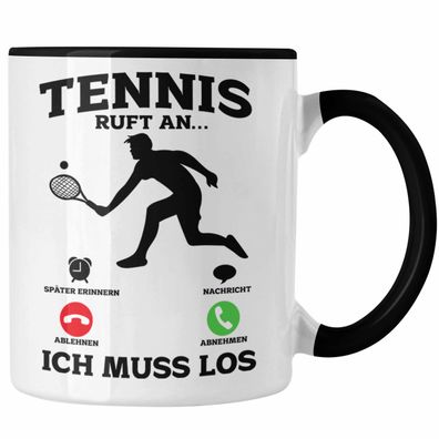 Tennis Tasse Geschenk Lustige Tasse Tennisfans - Geschenkidee Tennisspieler Ruft An