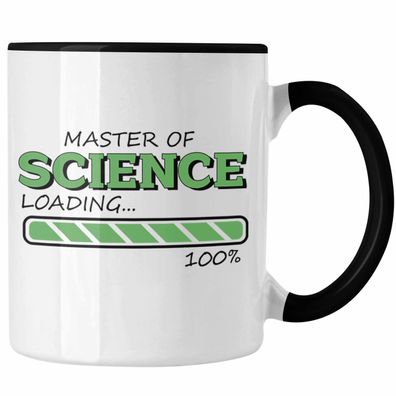Lustige Tasse "Master Of Science Loading" - Geschenkidee fér Absolventen Master
