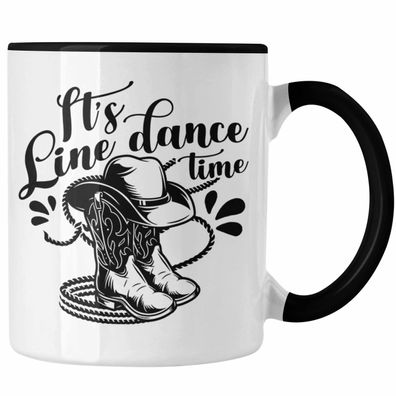 Lustige Tasse "It's Line Dance Time" Geschenk Line Dance Fans