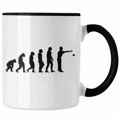 Boule Tasse Geschenk Boule-Spieler Geschenkidee Spruch Evolution Boule