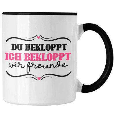 Du Bekloppt Ich Bekloppt Wir Freunde Tasse Geschenk fér Beste Freundin Geschenkidee S