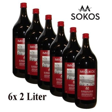 Imiglykos Sokos Weingut 12 Liter Rotwein lieblich halbsüß