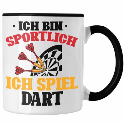 Darts Tasse Geschenk Dartspieler Ich bin Sportlich Ich Spiel Dart Lustiger Spruch Ges