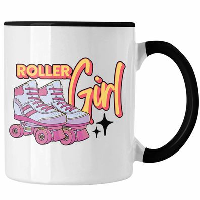 Lustige Rollschuh Tasse Geschenk fér Roller Girls "Roller Girl" Nostalgie 80er 90er J