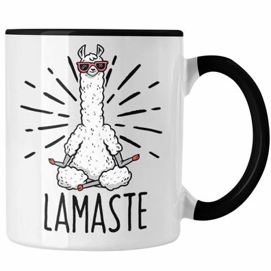Llama Meditations-Tasse Geschenk fér Meditationsliebhaber Meditieren