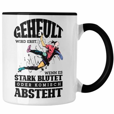 Lustige Handball-Tasse Geschenk fér Handballspieler Geheult Wird Erst Wenn Es Absteht
