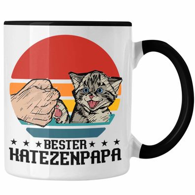Katzenpapa Tasse Geschenk fér besten Katzenpapa zum Vatertag Katzenbesitzer