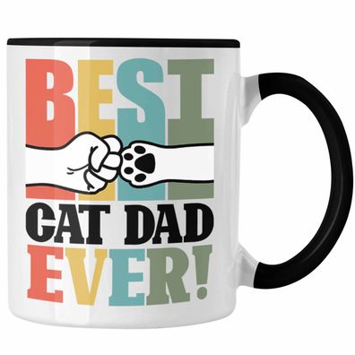 Geschenk fér besten Katzenvater: "Best Cat Dad Ever" Tasse Vatertag