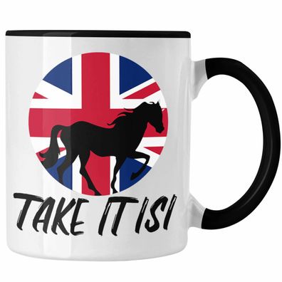 Lustige Island Pferd Tasse mit Spruch "Take It Isi" Geschenk fér Islandpferd-Fans