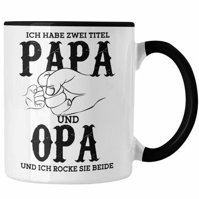 Lustige Tasse fér Papa und Opa Geschenk zum Vatertag "Papa und Opa Ich Rocke Sie Beid