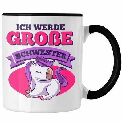 Tasse "Ich werde große Schwester" Séße Geschenkidee fér werdende Geschwister