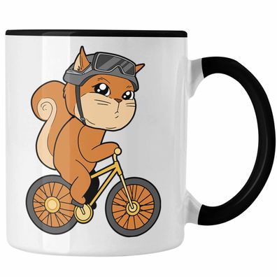 Eichhörnchen Auf Fahrrad Tasse Geschenk fér Tierliebhaber