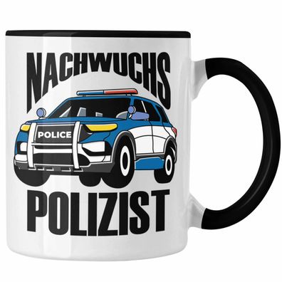 Einschulung Tasse fér Jungs - "Nachwuchs Polizist" Geschenk kleine Schulanfänger
