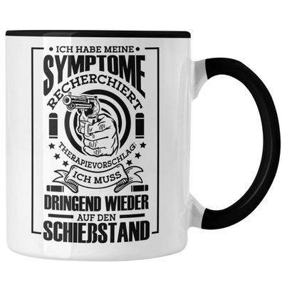 Lustige Schießen-Tasse fér Sportschétzen Geschenk Ich Muss Dringend Wieder Auf Den Sc