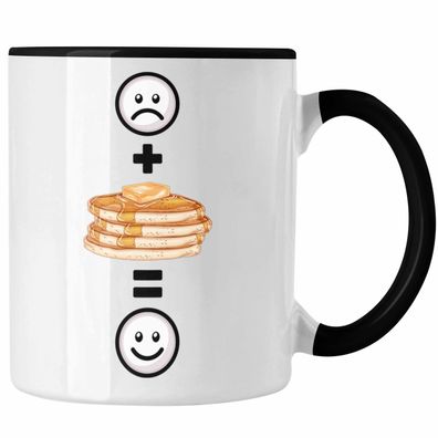 Pfannkuchen Pancaked Tasse Geschenk fér Pfannkuchen-Liebhaber Lustige Geschenkidee :(