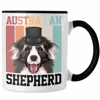 Australian Shepherd Besitzer Tasse Geschenk Lustiger Spruch Geschenkidee Retro Vinatg