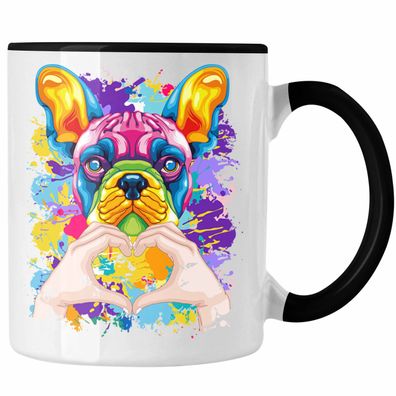 Französische Bulldogge Besitzer Farbe Love Tasse Geschenk Lustiger Spruch Geschenkide