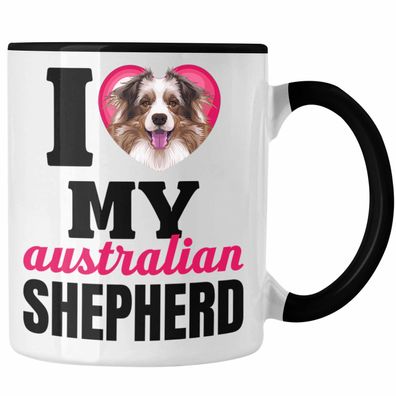 Australian Shepherd Besitzerin Tasse Geschenk Lustiger Spruch Geschenkidee I Love My