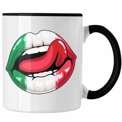 Italien Tasse Geschenk Lippen Italiener Geschenkidee Spréche