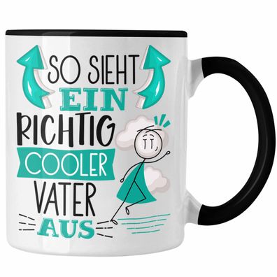 Vater Tasse Geschenk So Sieht Ein RIchtig Cooler Vater Aus Geschenkidee Lustiger Spru