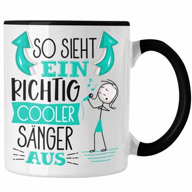 Sänger Tasse Geschenk So Sieht Ein RIchtig Cooler Sänger Aus Geschenkidee Lustiger Sp