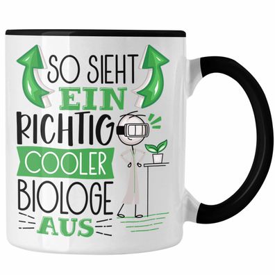 Biologe Tasse Geschenk So Sieht Ein RIchtig Cooler Biologe Aus Geschenkidee Lustiger