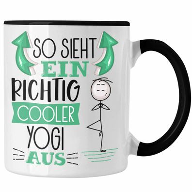 Yoga-Lehrer Tasse Geschenk So Sieht Ein Richtig Cooler Yoga-Lehrer Aus Geschenkidee S