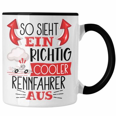 Rennfahrer Tasse Geschenk So Sieht Ein Richtig Cooler Rennfahrer Aus Geschenkidee Spr