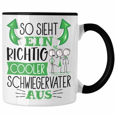 Schwiegervater Tasse Geschenk So Sieht Ein RIchtig Cooler Schwiegervater Aus Geschenk