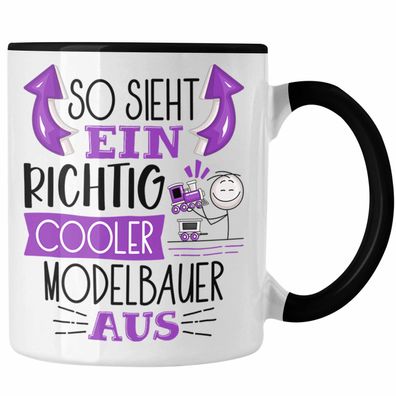 Modelbauer Tasse So Sieht Ein Richtig Cooler Modelbauer Aus Geschenk Lustiger Spruch