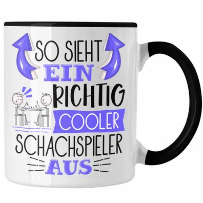 Schachspieler Tasse So Sieht Ein Richtig Cooler Schachspieler Aus Geschenk Lustiger S