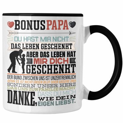 Bonus Papa Tasse Stiefvater Geschenk Stiefvater Vatertag Lustiger Spruch