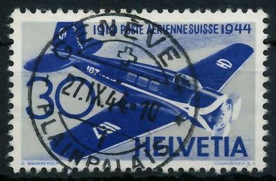 Schweiz Flugmarken Nr 437 zentrisch gestempelt X6B60F2