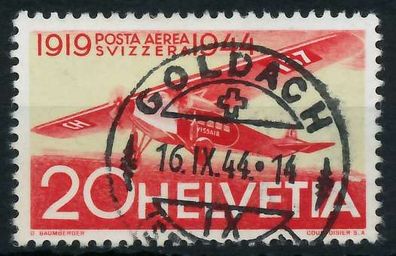 Schweiz Flugmarken Nr 436 zentrisch gestempelt X6B60EE