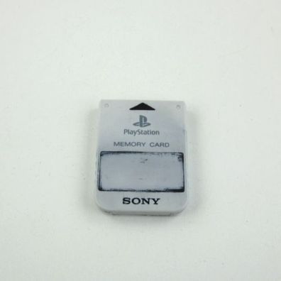 Original Playstation 1 - PS1 - PSX MEMORY CARD - Speicherkarte in GRAU mit 1MB ...