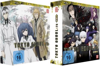 Tokyo Ghoul: re - Staffel 3 - Gesamtausgabe - Box 1-2 - Blu-Ray - NEU
