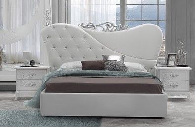 Bett Brielle in weiss modern