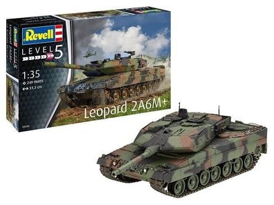 Revell Leopard 1 A6M+ Panzer in 1:35 Revell 03342 Bausatz