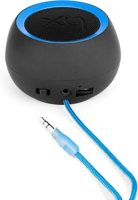 Xqisit Speaker PC-Lautsprecher Bluetooth Stereo schwarz blau