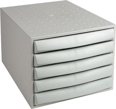Exacompta 222040D Premium Ablagebox mit 5 geschlossenen Schubladen für DIN A4+ ...