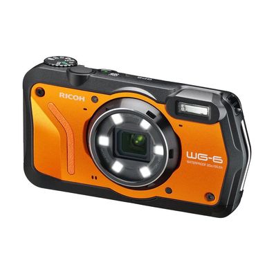 Ricoh - WG-6-Orange - Outdoorkamera - 20 Megapixel - wasserdicht